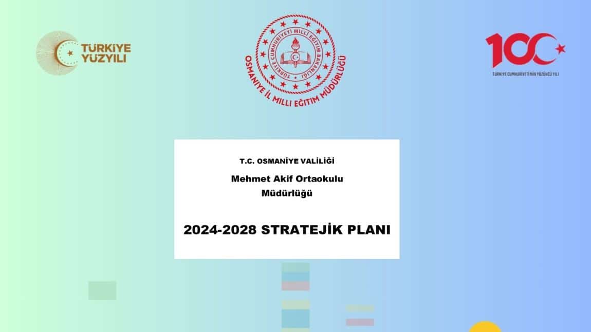 2024 - 2028 STRATEJİK PLAN