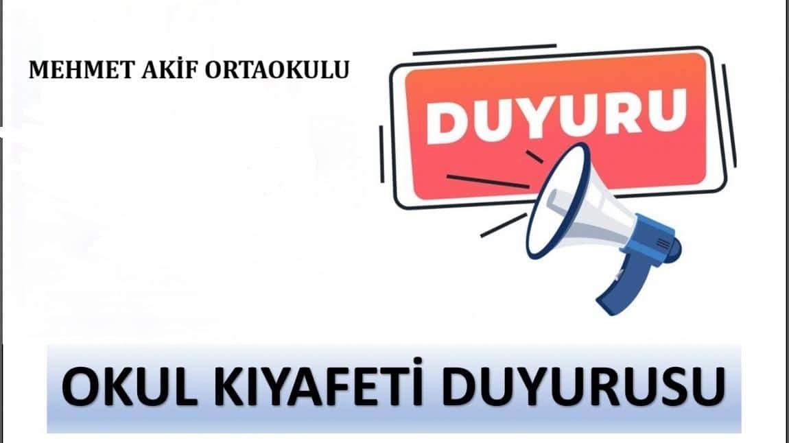 MEHMET AKİF ORTAOKULU OKUL FORMALARI